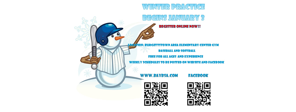 Winter Practice Registration Open 