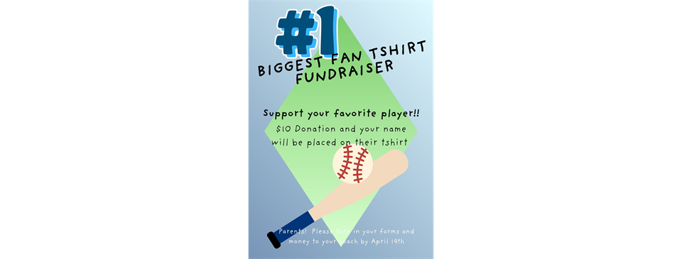 Biggest Fan T Shirts Due April 19